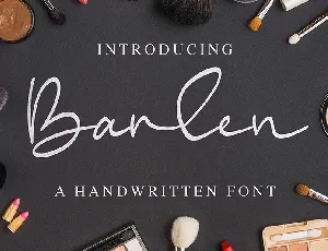 Barlen font