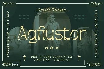 Agfiustor Free font