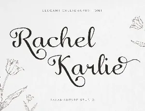 Rachel Karlie DEMO font