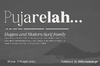 Pujarelah font