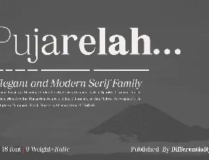 Pujarelah font