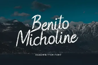 Benito Micholine font