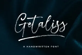 Getaliss Brush font