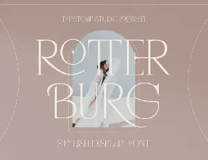 Rotterburg Stylish Display font