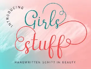 Girls Stuff font