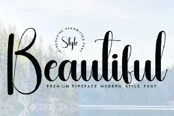 Beautiful Handwritten Typeface font