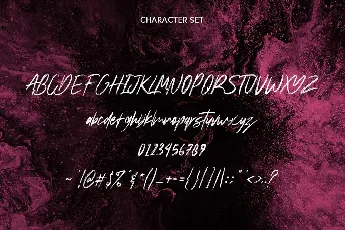 Zupiters Brush font