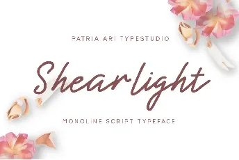 Shearlight font