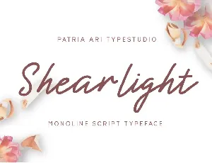 Shearlight font