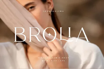 Brolia font