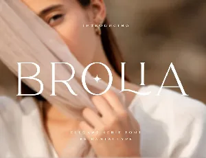 Brolia font