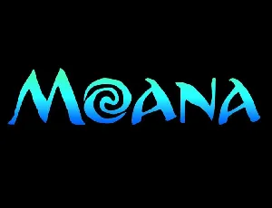 Moana font