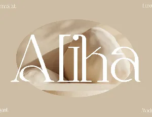 Alika Minimalist Serif font