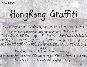 Hong Kong Graffiti font