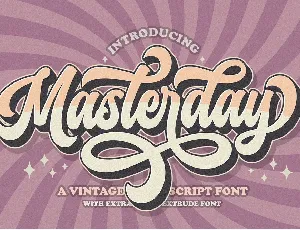 Masterday font