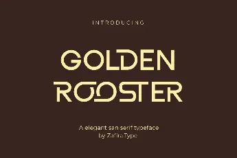Golden Rooster font