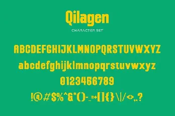 Qilagen font