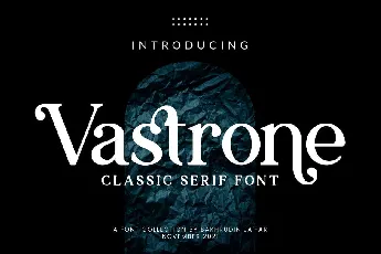 Vastrone font