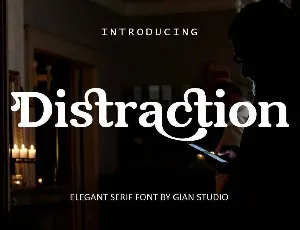 Distraction font