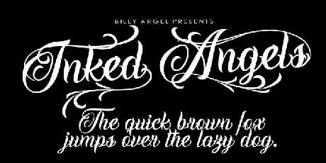 Inked Angels font