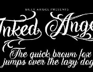 Inked Angels font