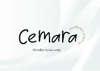 Cemara font