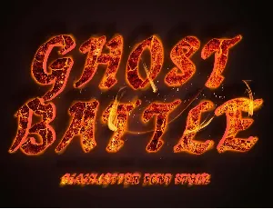 Ghost Battle Personal font