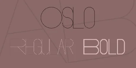 Oslo font