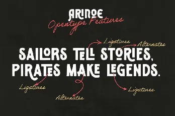 Arinoe Vintage font