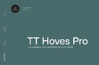 TT Hoves Pro font