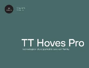 TT Hoves Pro font