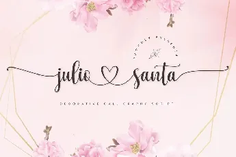 Julio Santa font