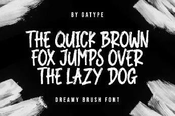 Dreamy Brush font