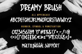 Dreamy Brush font