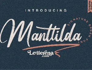 Manttilda font