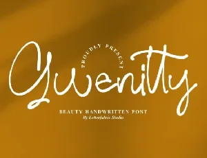 Gwenitty font