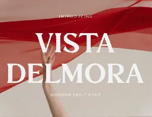 Vista Delmora font