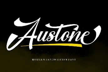 Austone - Personal Use font