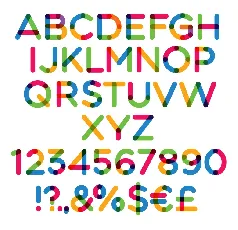 Multicolore Sans Serif font