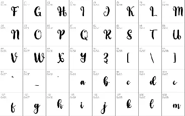 Hattie - Personal font