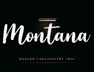 Montana font