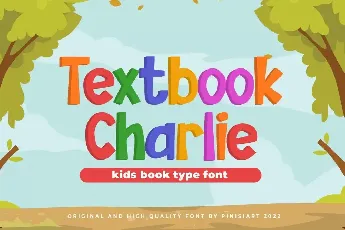 Textbook-Charlie font