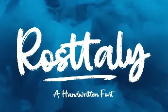 Rosttaly font