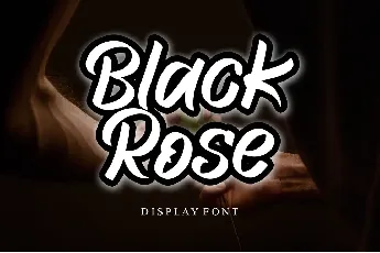 Black Rose Italic - Personal Us font