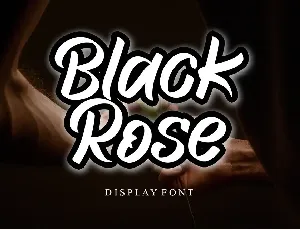 Black Rose Italic - Personal Us font