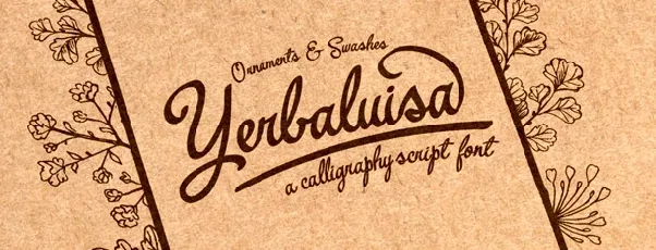 Yerbaluisa font