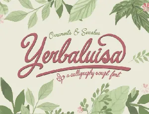 Yerbaluisa font