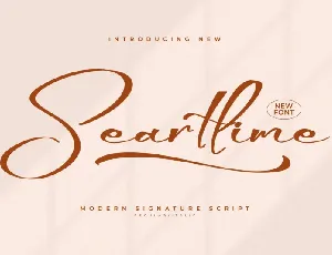 Seartlime Script font