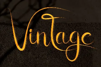 Vintage font