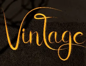 Vintage font